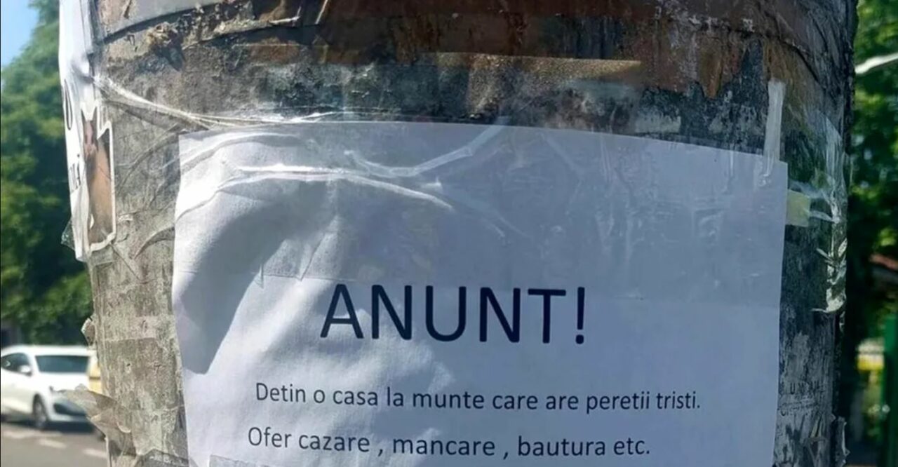 Anunțul unui clujean a devenit VIRAL pe Facebook. Oferă cazare, mâncare, băutură, dar are o singură condiție