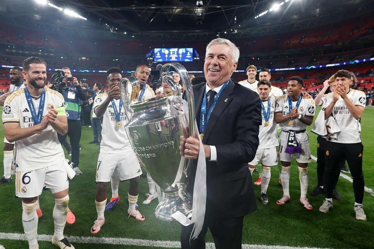 Carlo Ancelotti e singurul antrenor care a câștigat cinci TROFEE ale Ligii Campionilor: „Visul continuă”