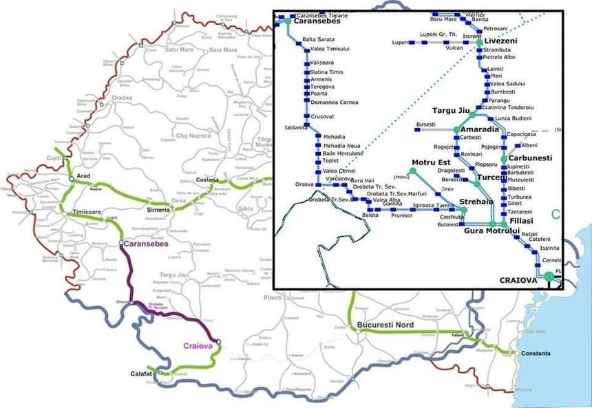 CFR SA lansează licitația de moderizare a căii ferate între Craiova-Caransebeș. Care sunt obiectivele proiectului