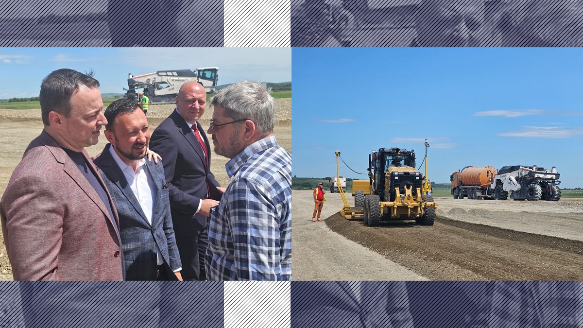 Autostrada Moldova prinde contur, anunță CNAIR. Pe anumite sectoare execuția a trecut de 30%