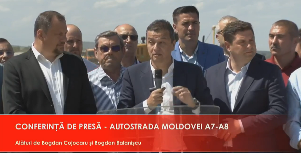 Prim-ministrul a stat în COLOANĂ, iar ministrul Sorin GRINDEANU rezolvă problema la Podul Iloaiei: Am văzut că ȘEFUL meu a stat ceva timp în TRAFIC