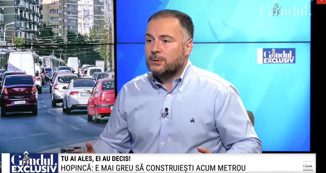 Primarul Sectorului 2, Rareș HOPINCĂ: „Nu e o chestiune de opțiune, dacă vrem sau nu să dezvoltăm METROUL. E absolut obligatoriu!”