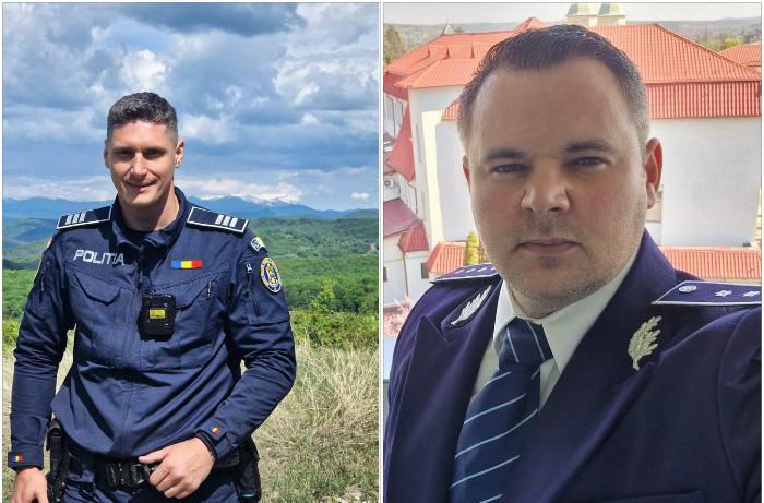 Doi polițiști, EROII zilei in Dâmbovița după ce au salvat o femeie agresată de fiu. Bărbatul a amenințat că se sinucide și s-a înarmat cu un cuțit