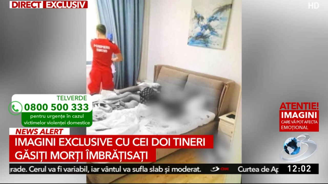 Primele IMAGINI cu tinerii găsiți fără suflare într-un hotel din București. Mama fetei: „Mi-am văzut copilul tăiat, mort, într-un hal fără de hal”