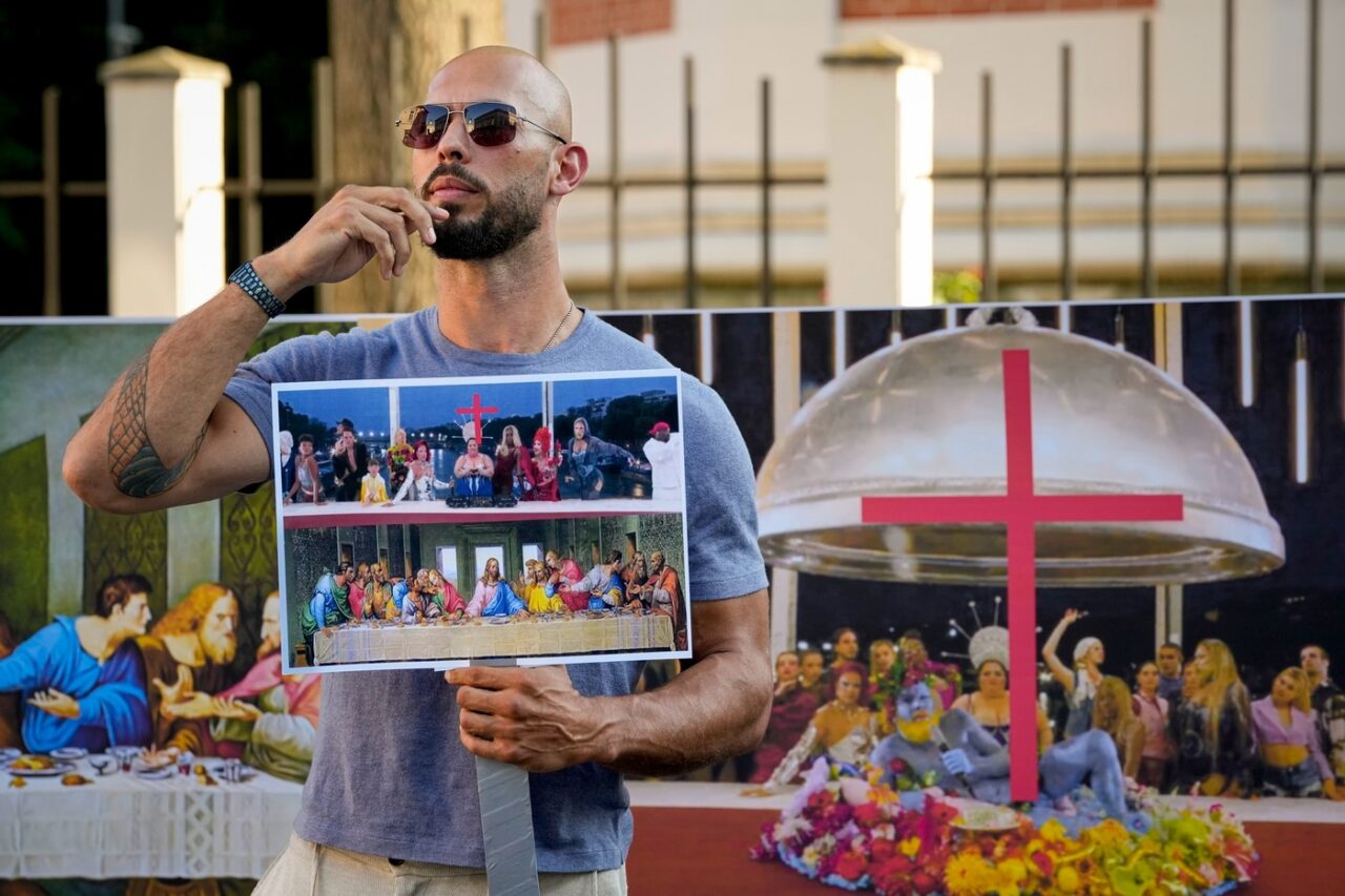 Andrew Tate a boicotat Jocurile Olimpice de la Paris după presupusa „parodie LGBTQ+” a picturii „Cina cea de Taină”