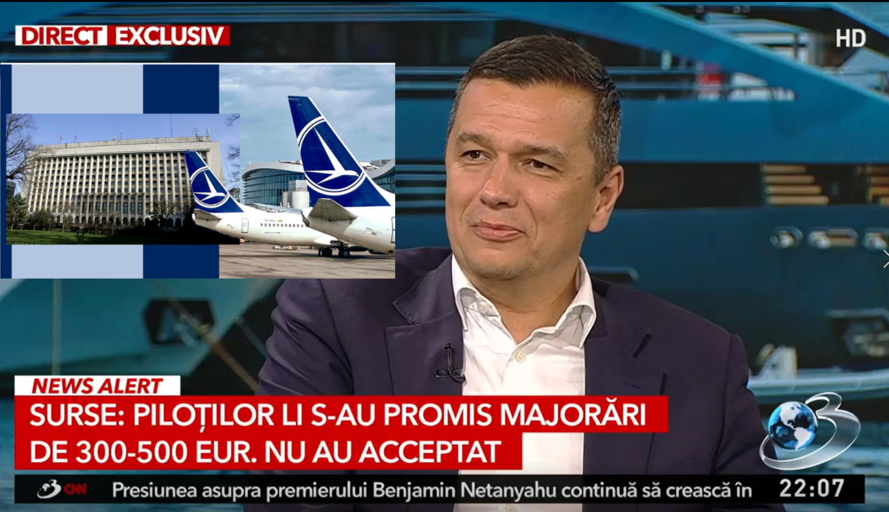 Sorin Grindeanu, despre protestele de la TAROM:„Nu știu dacă e o îmbolnăvire în masă în acest moment sau e o grevă”