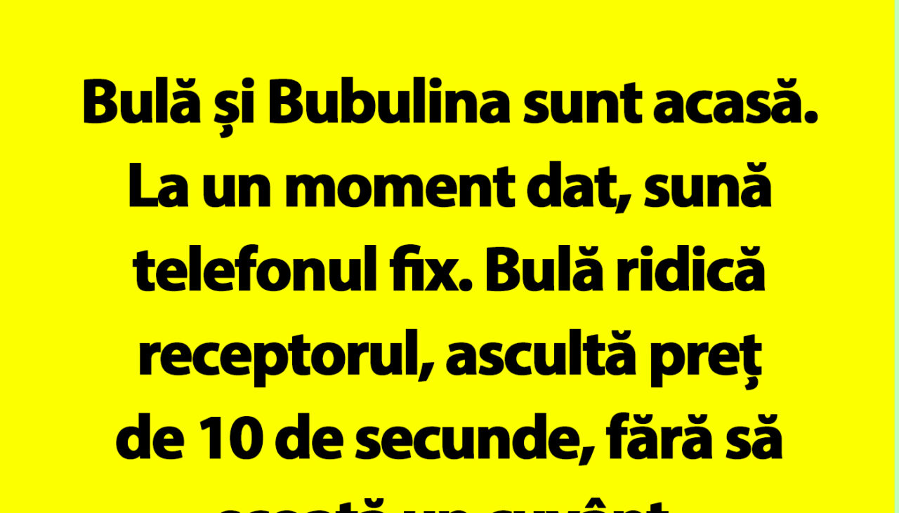 BANC | Bulă, Bubulina și meteorologul