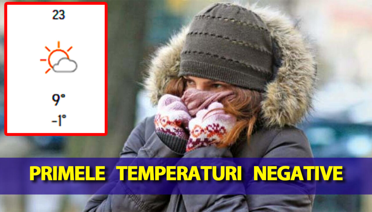 Meteorologii Accuweather anunță primele temperaturi negative în România. Pe ce dată vor fi sub 0 grade Celsius