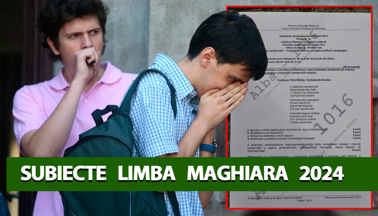 BACALAUREAT 2024 | Ce a picat la limba și literatura maternă. Subiectul care a dat bătăi de cap la limba maghiară