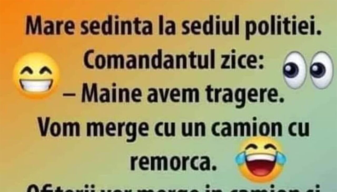 BANCUL ZILEI | Mare ședință la sediul Poliției