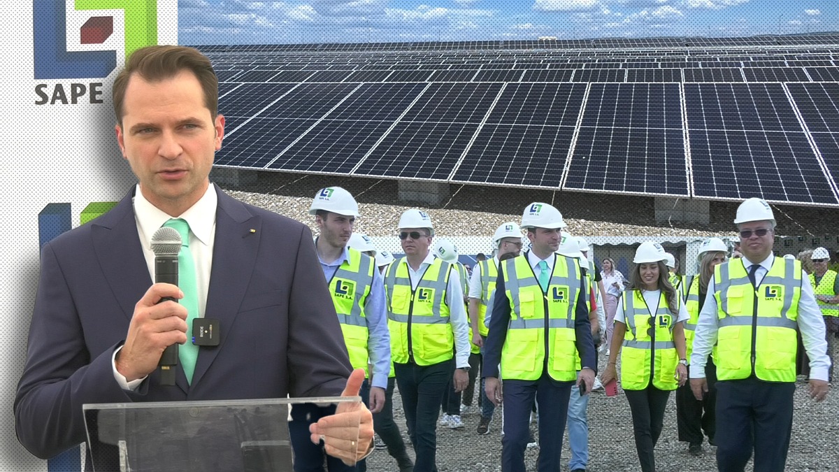 SAPE a inaugurat parcul FOTOVOLTAIC Dârvari, prima investiție cu fonduri din PNRR finalizată de o companie de stat