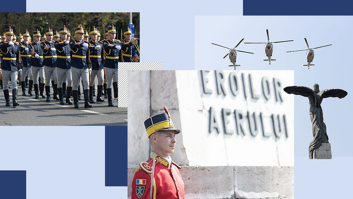 Ziua Aviației Române 2024. Aeronave F-16 ale forțelor române și F-18 din Finlanda au SURVOLAT Capitala