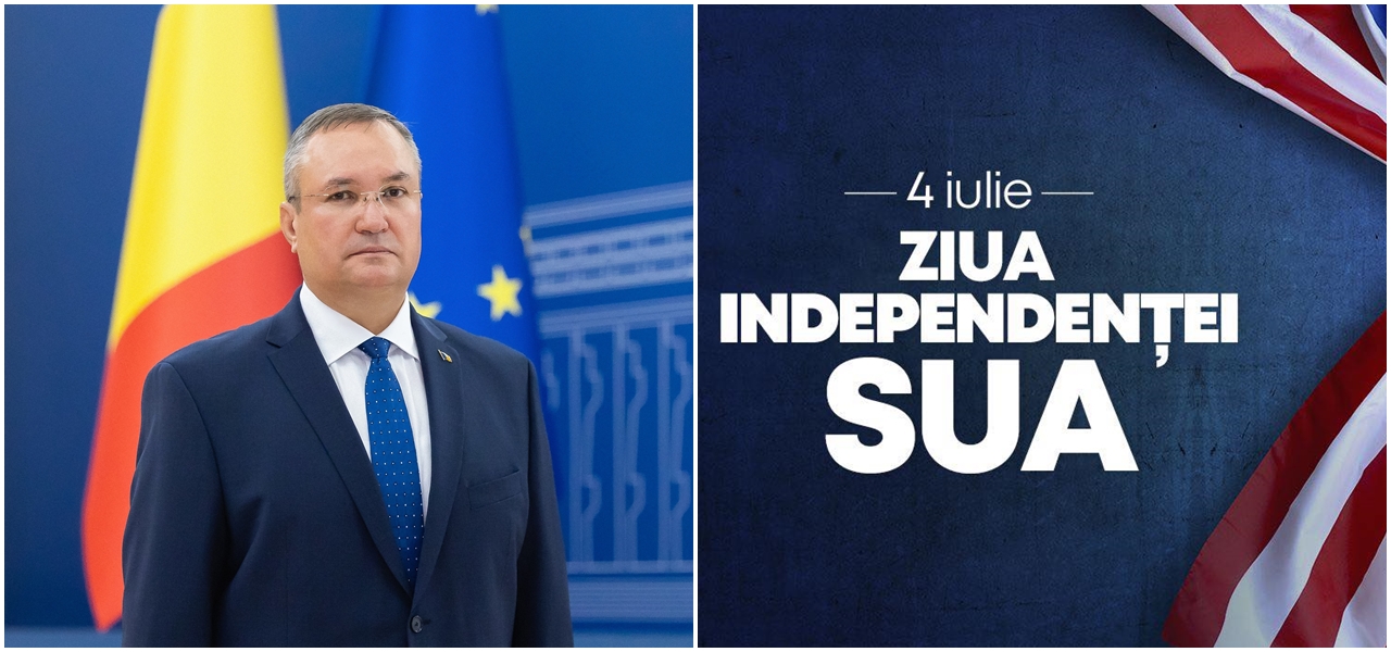 Mesajul lui Nicolae CIUCĂ de Ziua Americii: „Transmit prietenilor şi partenerilor noştri urări de prosperitate şi fericire”