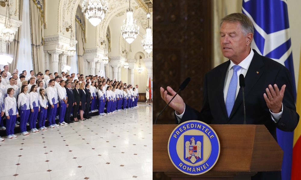 Echipa Olimpică TEAM ROMANIA a fost primită la Palatul Cotroceni de președintele Klaus Iohannis. Una dintre canotoare a leșinat