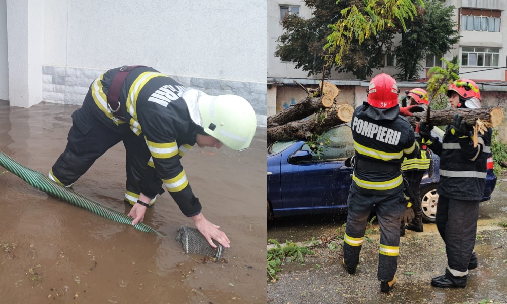 FURTUNILE violente au făcut prăpăd în țară. Gospodării inundate și mașini distruse în județul Botoșani