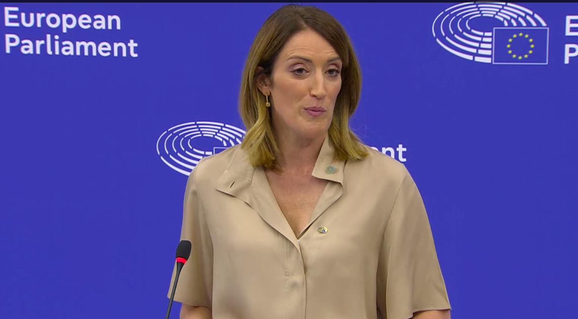 Prima REACȚIE a Robertei Metsola după ce a fost realeasă în funcția de președinte al Parlamentului European: ,,Nu vă voi dezamăgi”