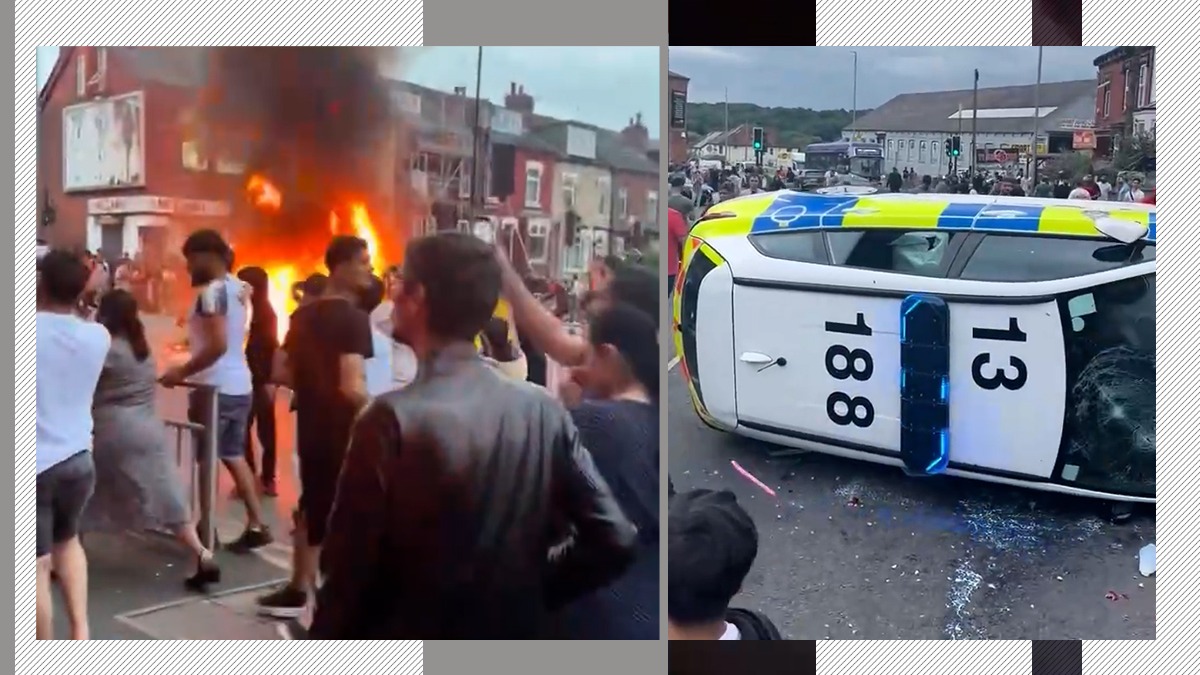 Cine este ROMÂNUL arestat pentru incendierea autobuzului în timpul revoltelor din Leeds