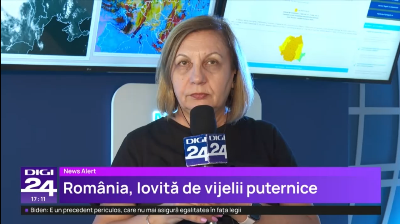 România, sub stăpânirea vijeliilor și a furtunilor. COD ROȘU și portocaliu în majoritatea zonelor din țară