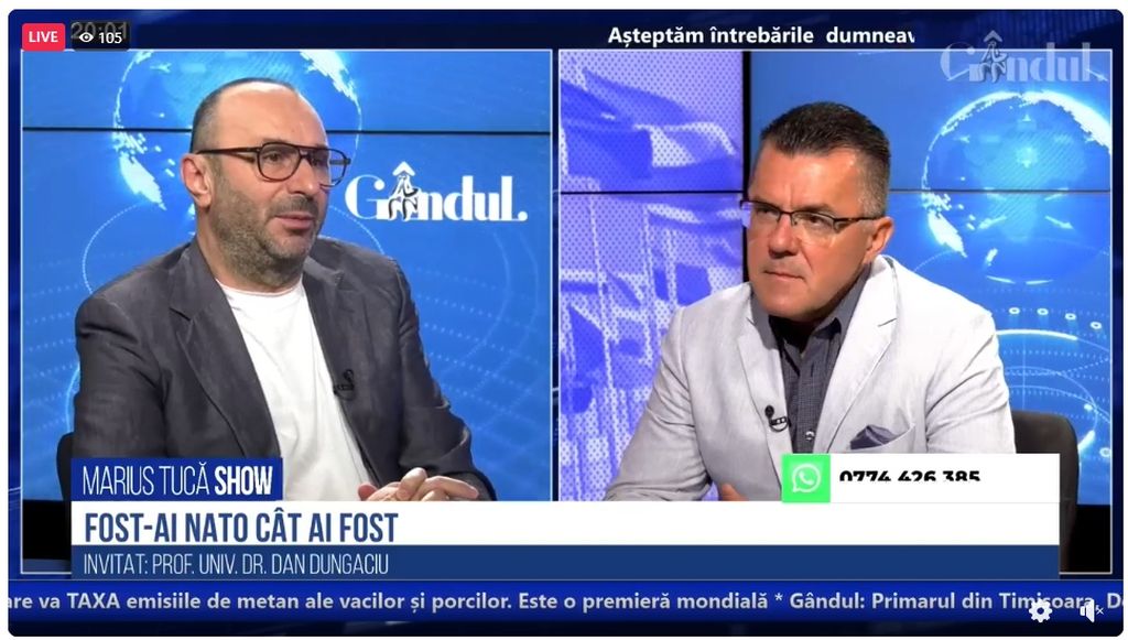 POLL Marius Tucă Show: „Credeți că România ar trebui să-și mărească bugetul destinat apărării?”