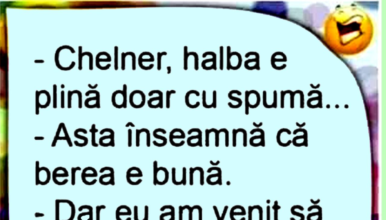Bancul de duminică | „Chelner, halba e plină doar cu spumă”