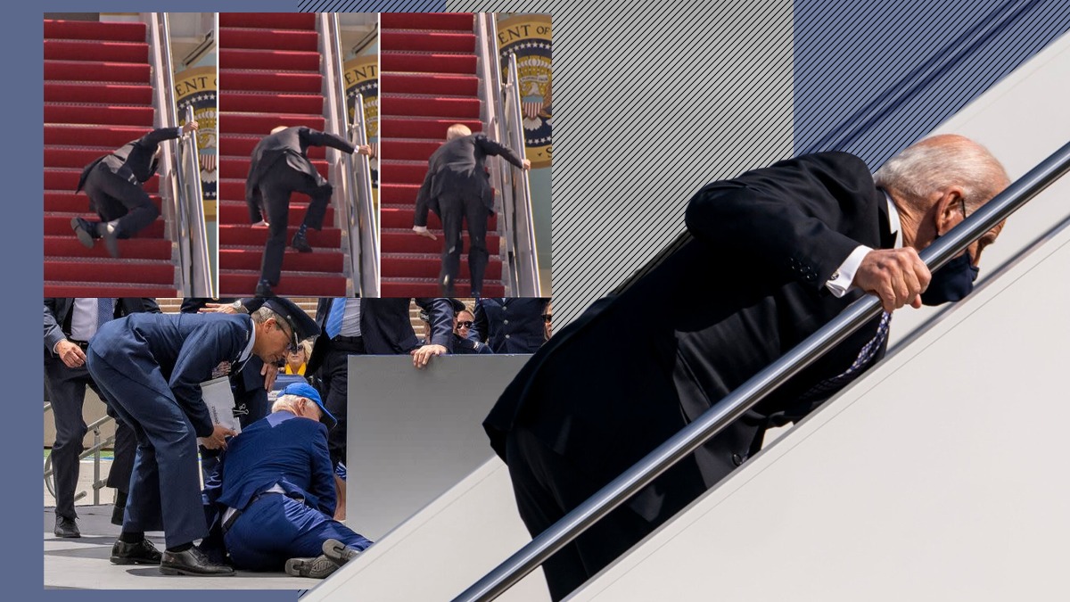 Comandantul Suprem al SUA se TÂRĂȘTE până la elicopter. Joe Biden are nevoie de ASISTENȚĂ la deplasare / „Dacă apare o afecțiune medicală…”
