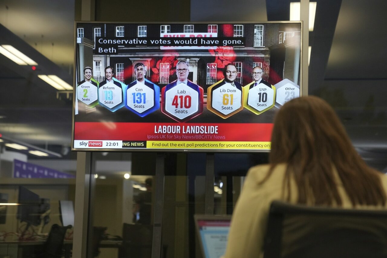 BBC: Au sosit primele rezultate exit poll de la alegerile parlamentare din Marea Britanie. După 14 ani, guvernarea conservatoare se încheie