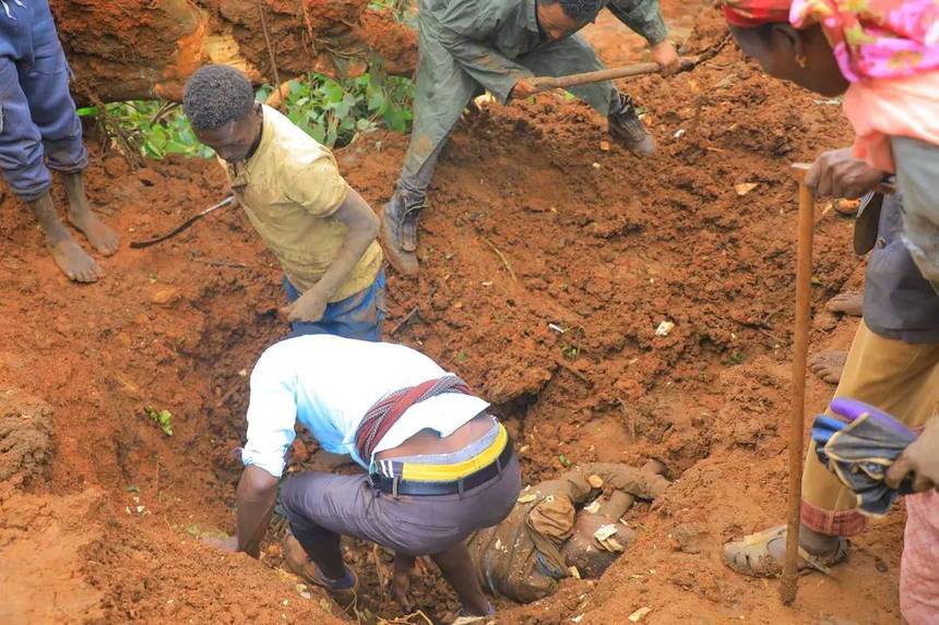 Catastrofă în Etiopia. Sute de oameni ÎNGROPAȚI de vii de alunecări de teren