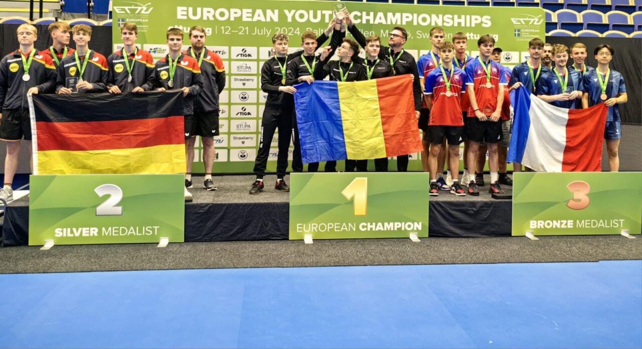 Cei mai BUNI de pe continent! Tricolorii de la tenis de masă sunt a treia oară consecutiv campioni europeni