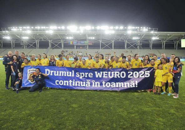 Naționala de fotbal feminin a României s-a CALIFICAT în runda secundă preliminară pentru WEURO 2025
