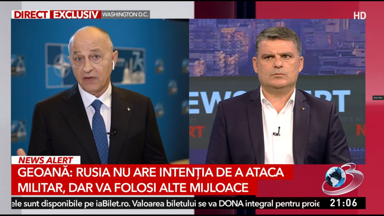 Mircea Geoană, secretarul adjunct al NATO: „O Ucraina care stă în picioare și se apropie de Europa este o garanție pentru securitatea noastră”
