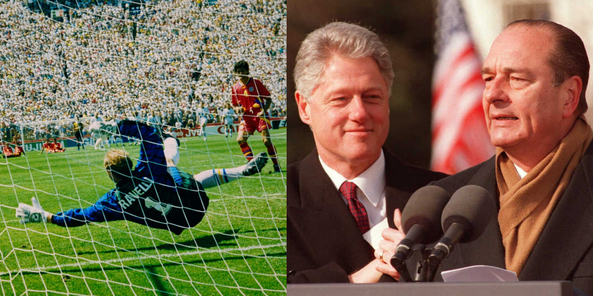 10 IULIE, calendarul zilei: 30 de ani de la România-Suedia 2-2(4-5), SUA/Bill Clinton și Jacques Chirac deveneau cetățeni de onoare ai Bucureștiului