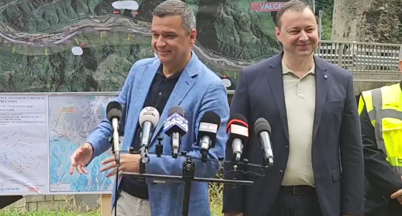 Ministrul Sorin GRINDEANU pe șantierul Autostrăzii Pitești-Sibiu: Autostrăzile sunt mult mai importante decât alegerile și  nu au culoare politică