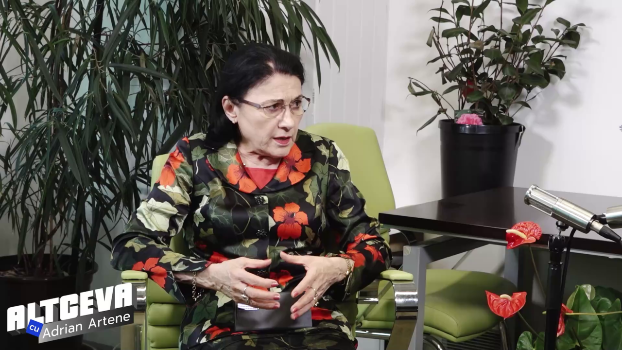 Ecaterina Andronescu la ALTCEVA cu Adrian Artene | Sunt umflate artificial cifrele privind abandonul școlar? Ce spune fostul ministru