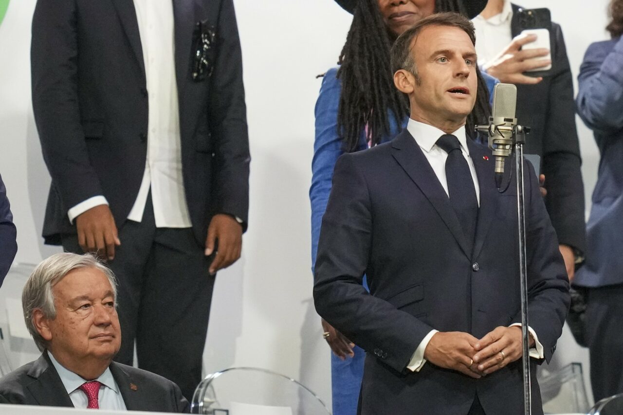 Președintele francez Emmanuel Macron a declarat deschise Jocurile Olimpice din 2024