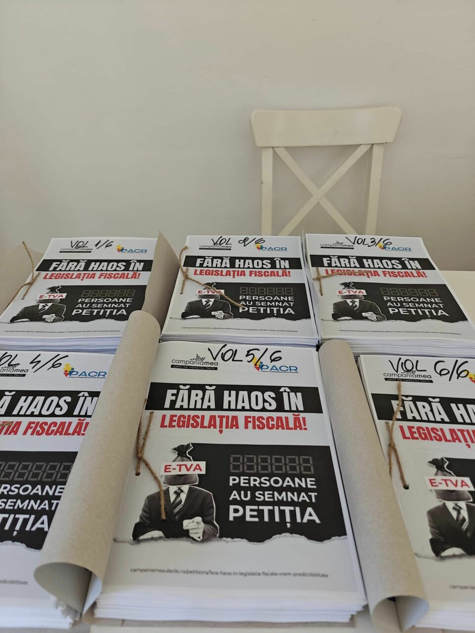 PROTEST în Piața Victoriei și la Ministerul Finanțelor. Contabilii și antreprenorii ies în stradă pentru eliminarea e-TVA