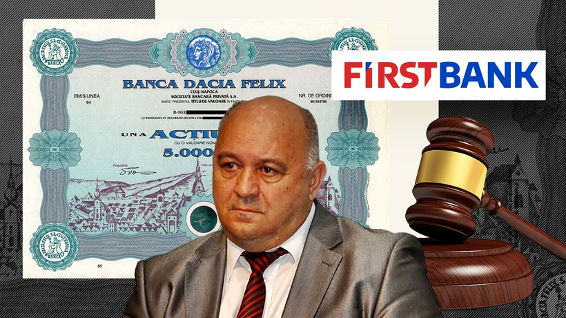 Instanța i-a respins lichidatorului afacerilor lui Sever Mureșan chemarea în judecată a FIRST BANK, pentru pachetul majoritar. Ce spun avocații