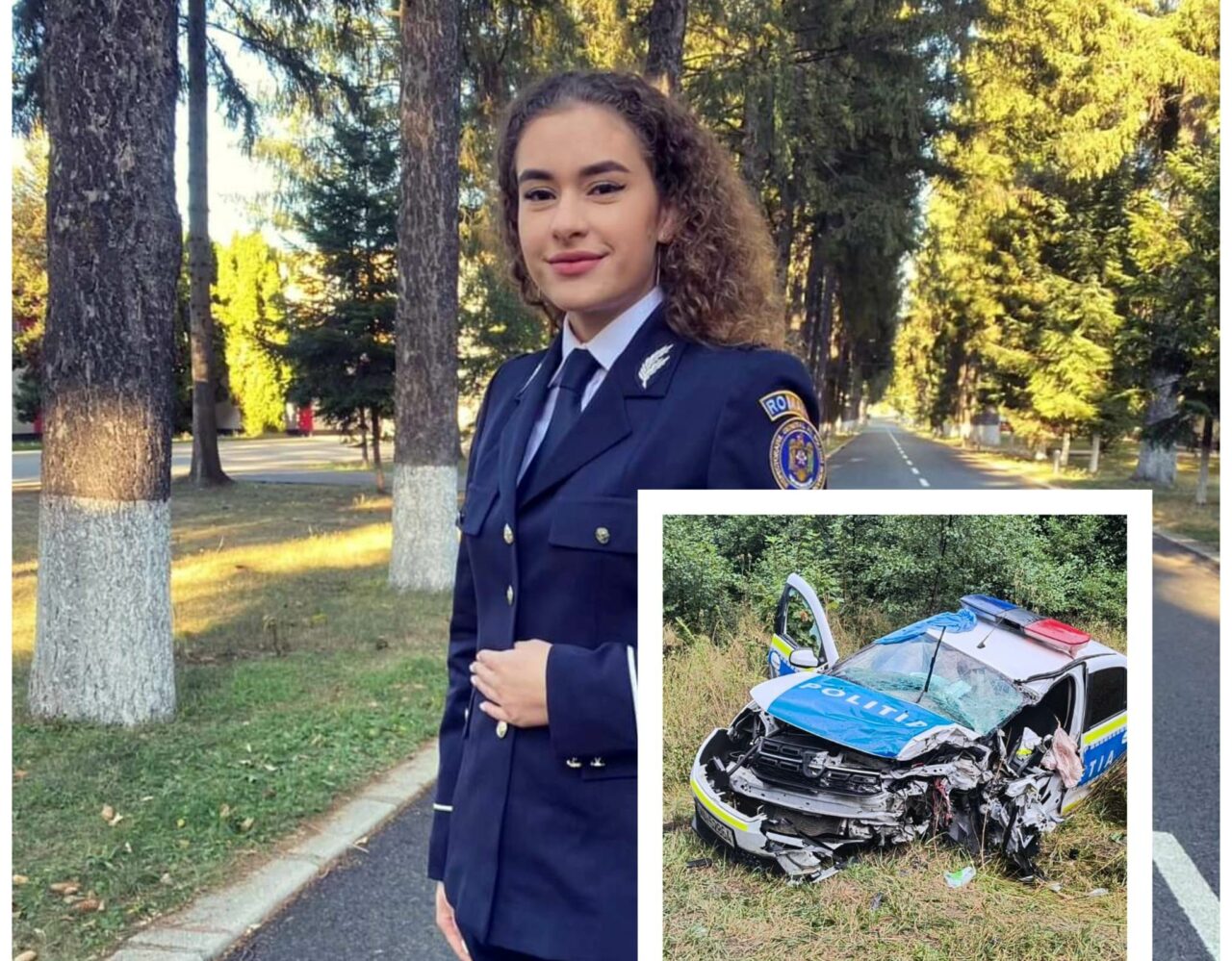 Ce spun sătenii din Roșia de Amaradia despre Roberta, POLIȚISTA de 21 de ani spulberată de un TIR/Tânăra, înmormântată cu onoruri militare