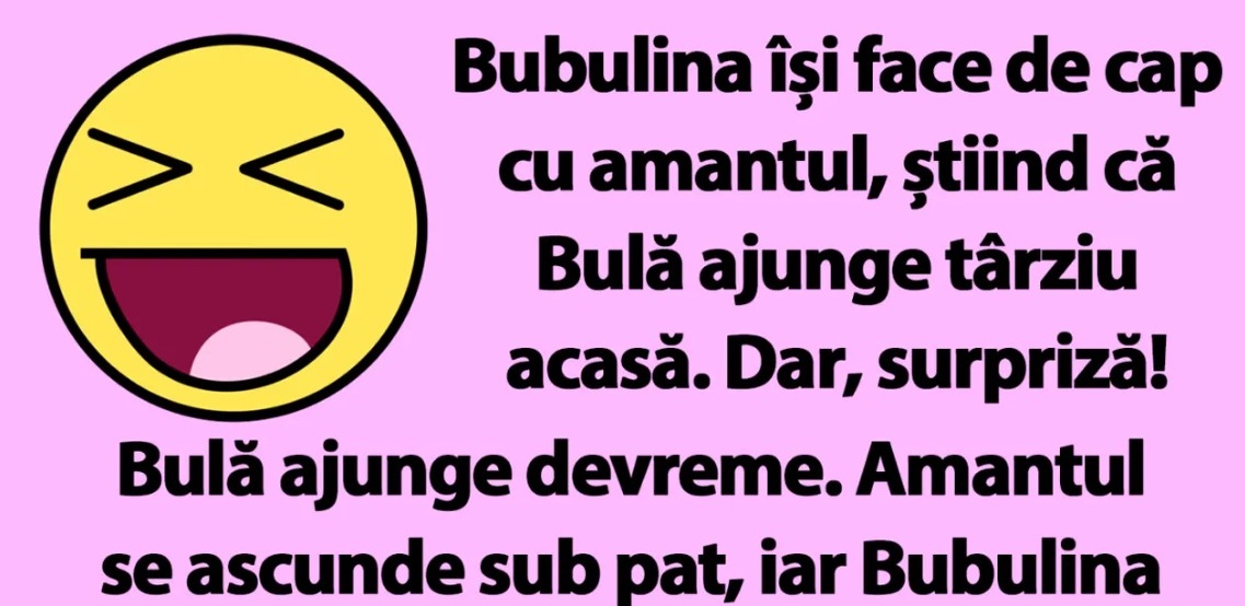 Bancul de luni: Bubulina și amantul