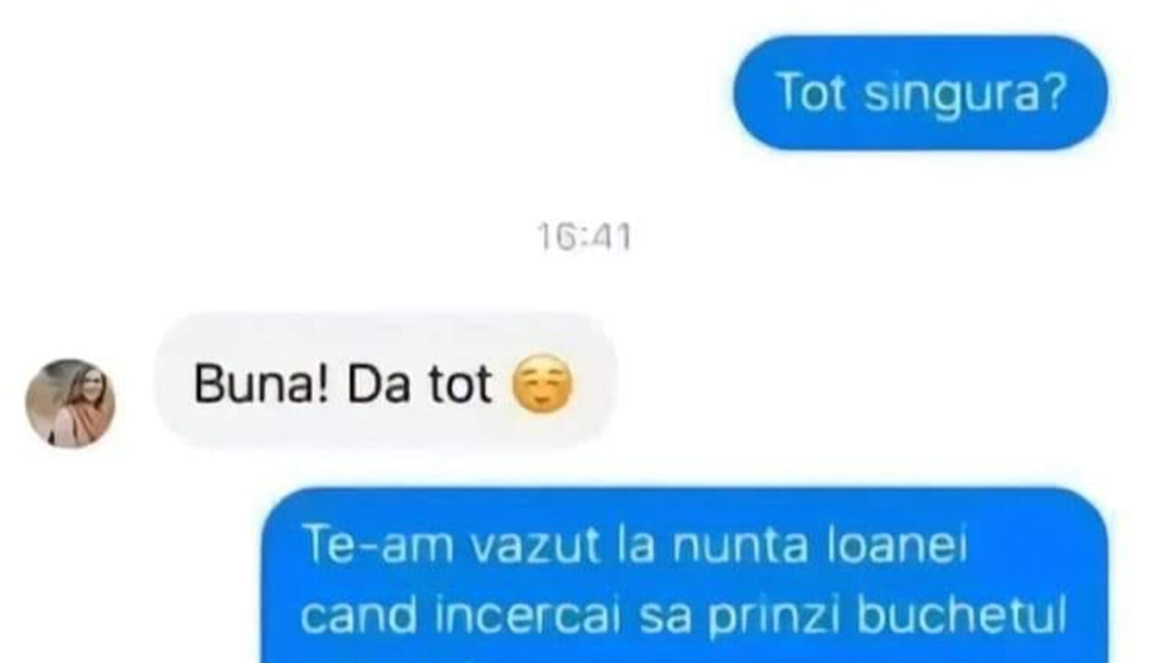 BANCUL de vineri | „Te-am văzut la nunta Ioanei”
