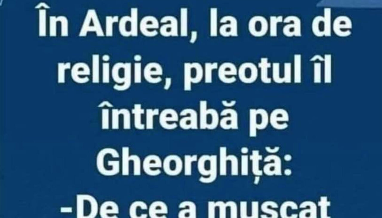 Bancul de duminică | În Ardeal, la ora de religie