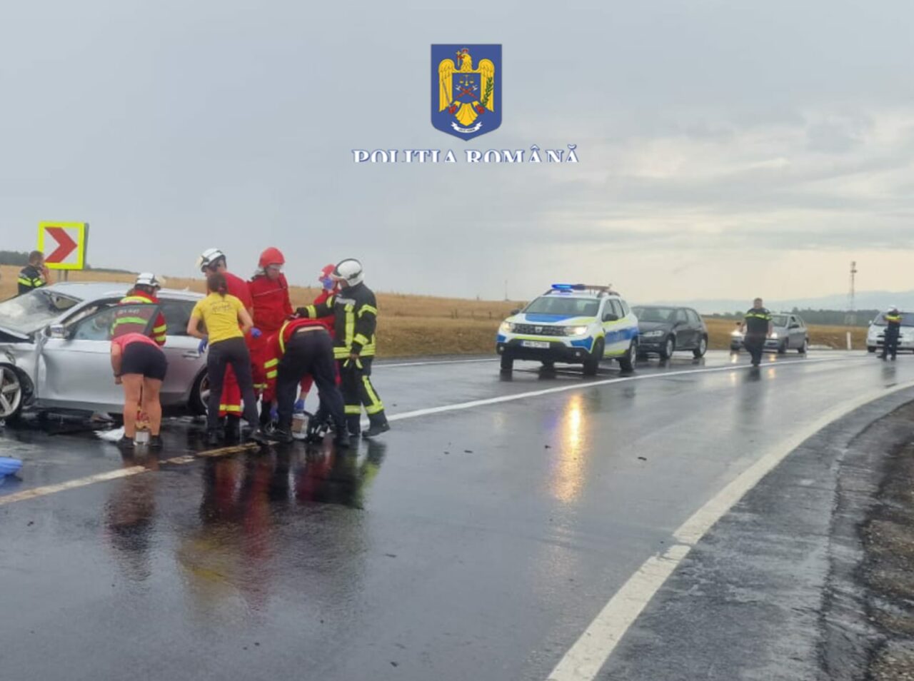 Accident cumplit pe DN1, în județul Brașov. Două persoane au murit