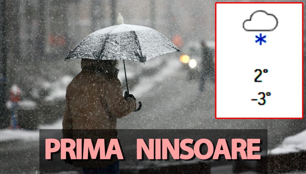 Meteorologii Accuweather au modificat prognoza. Pe ce dată începe să ningă în România