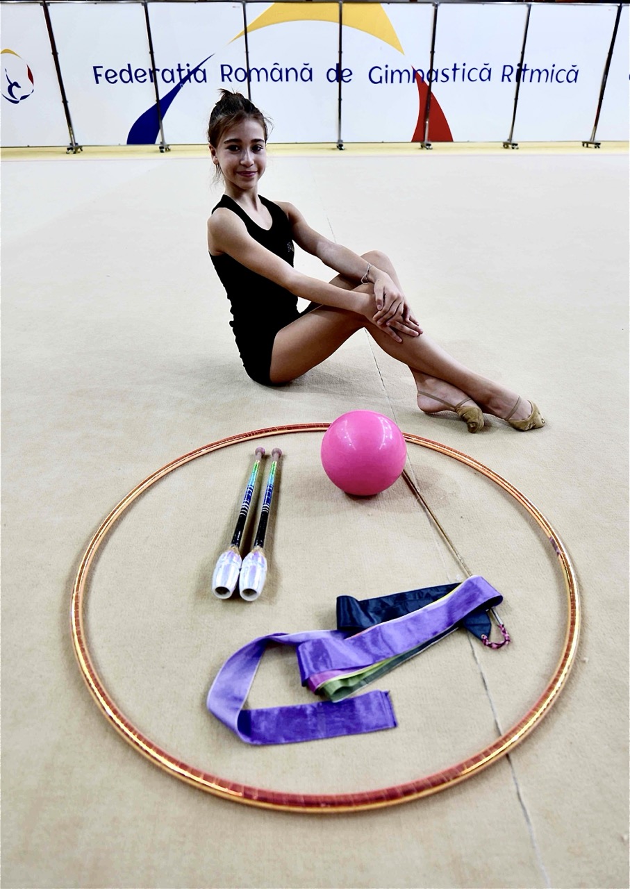 A practicat patru sporturi până să ajungă de patru ori CAMPIOANĂ la gimnastică
