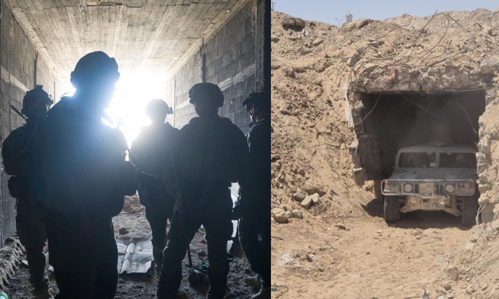 Armata israeliană a descoperit un TUNEL, prin care pot trece vehicule în zona Gaza-Egipt