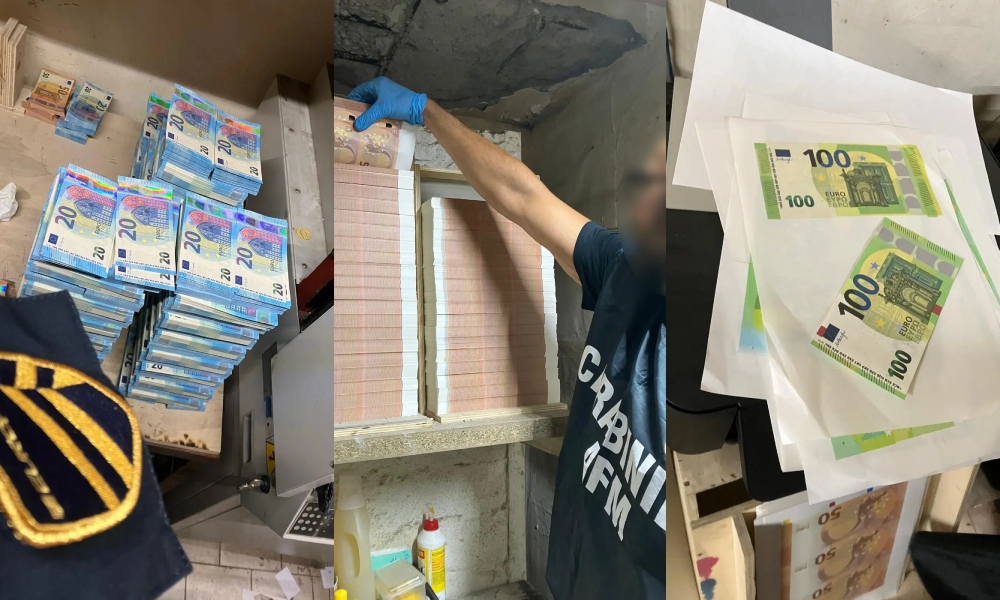 Unul dintre cei mai mari FALSIFICATORI de bani din Europa, arestat la Napoli. Ce sumă a găsit poliția în locuința acestuia