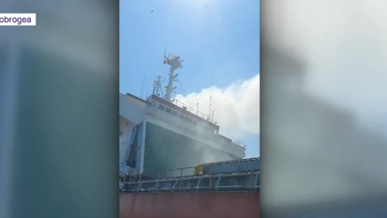 Ce ar fi cauzat INCENDIUL de pe nava din Midia, în care 4 persoane au ars de vii: „Atunci se produce explozia”