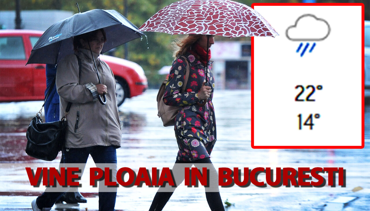 Prognoza Accuweather actualizată: Pe ce dată exactă va fi următoarea ploaie în București