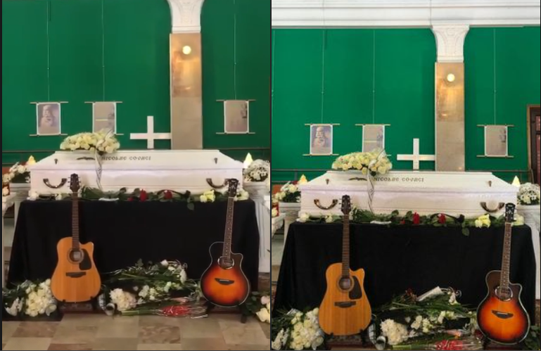 Trupul neînsuflețit al lui Nicu COVACI a fost depus la Filarmonica Banatul din Timișoara. Colegii i-au adus un omagiu emoționant