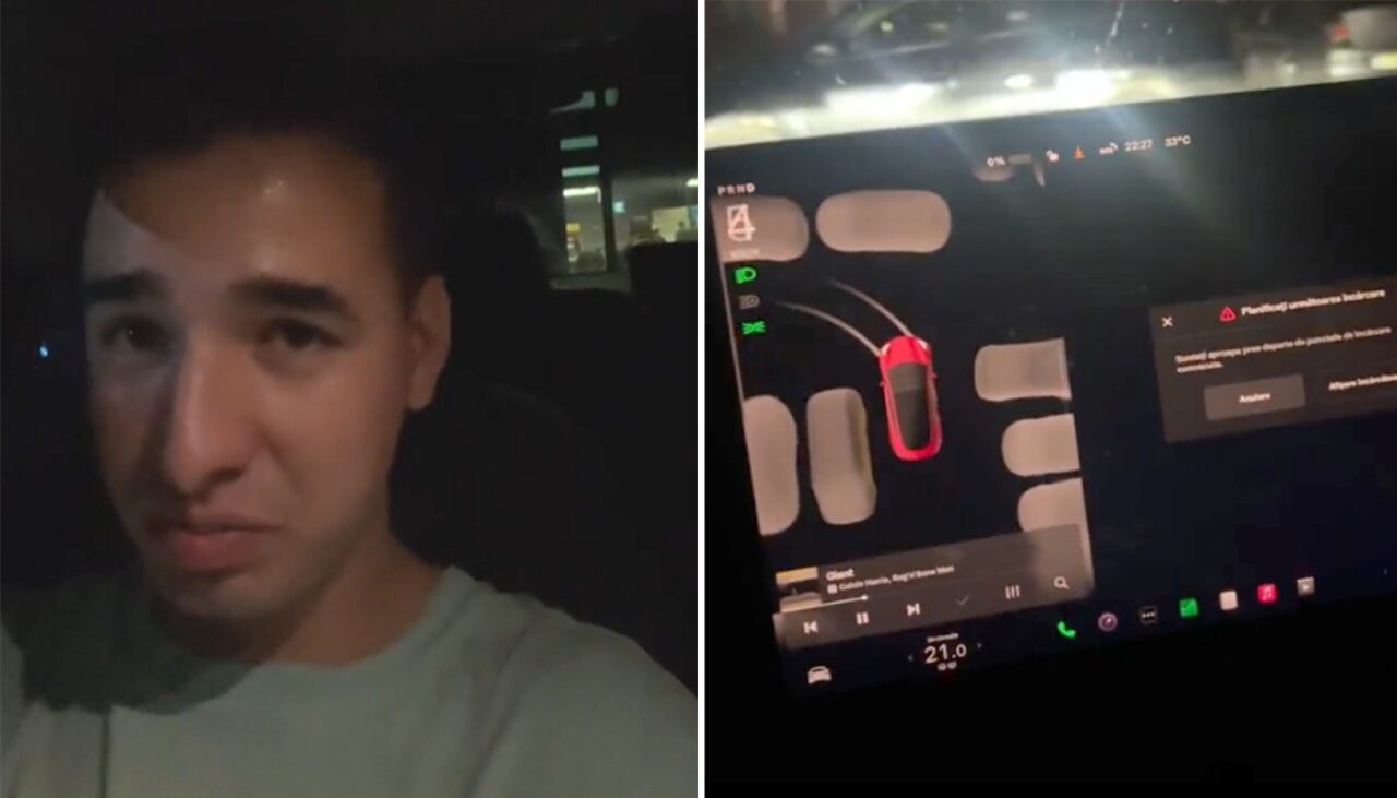 Ce a făcut acest șofer de TESLA, după ce a rămas cu 0% baterie în București: „Chiar mi se pare foarte tare!”