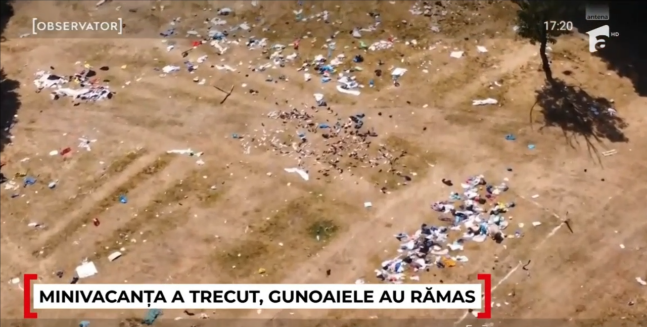 Tone de GUNOAIE, lăsate în urma petrecerilor de Sfântă Mărie la Tismana